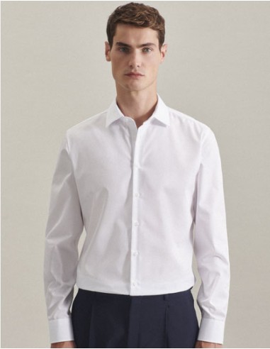SEI-293677-Mens Shirt Shaped Fit Oxford Longsleeve